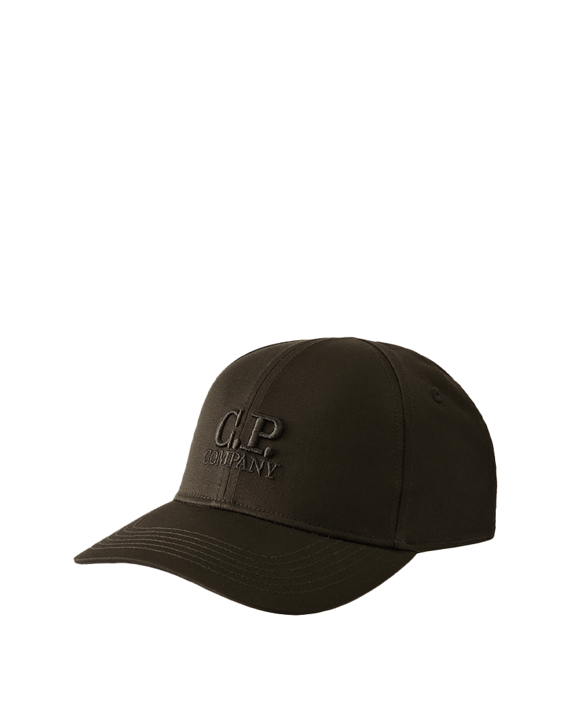 C.P. Company Gabardine Logo Cap Black 18CMAC282A006288A