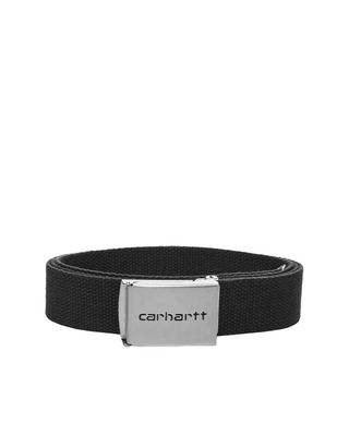 Carhartt WIP Clip Belt Chrome Black