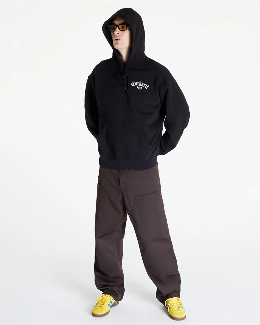 Carhartt WIP Onyx Script Hoodie Black
