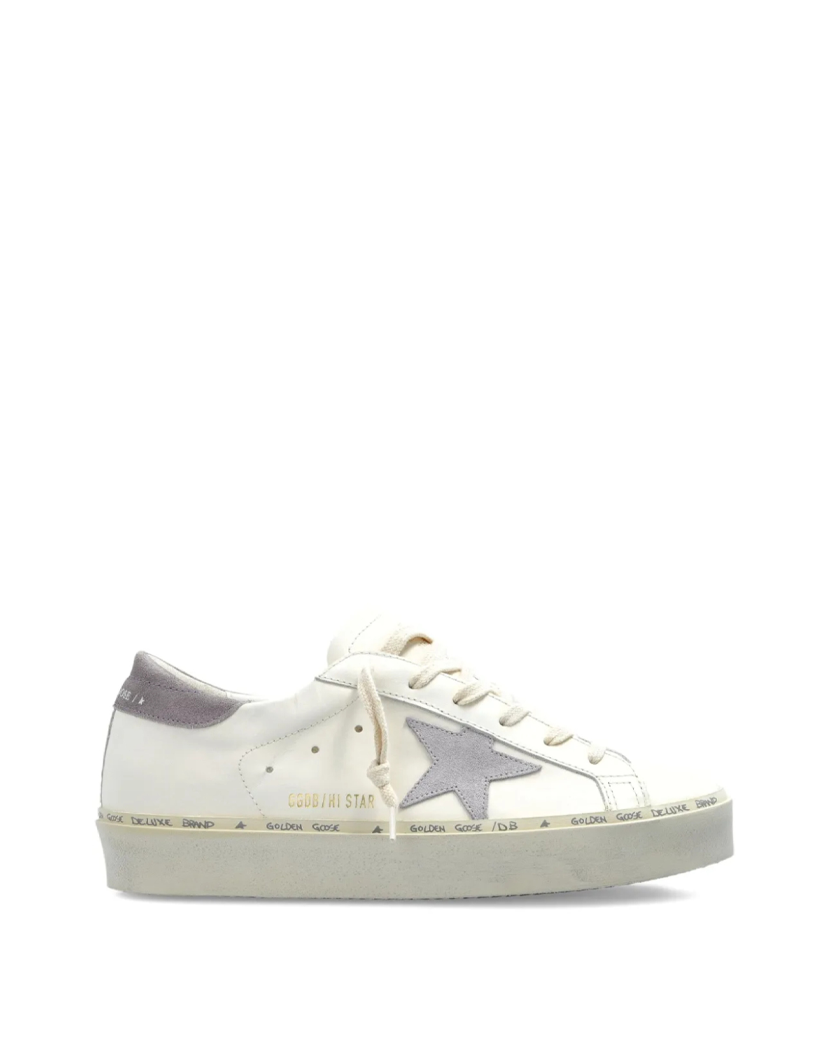 Golden Goose Hi Star Sneakers White Lilac