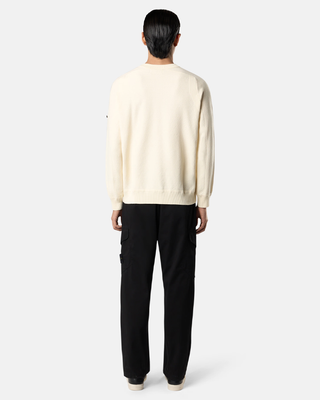 Stone Island 3100339 Organic Stretch Cotton Satin Cargo Trousers Black