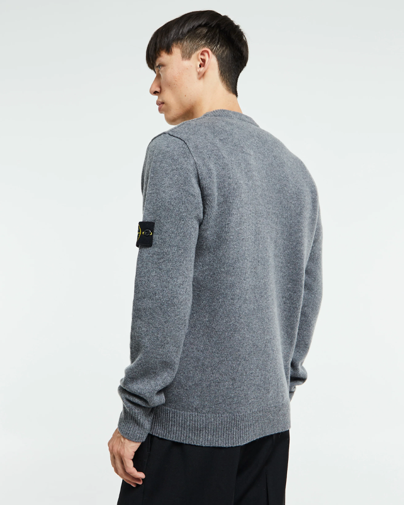 Stone Island 5100072 LAMBSWOOL Sweater Grey