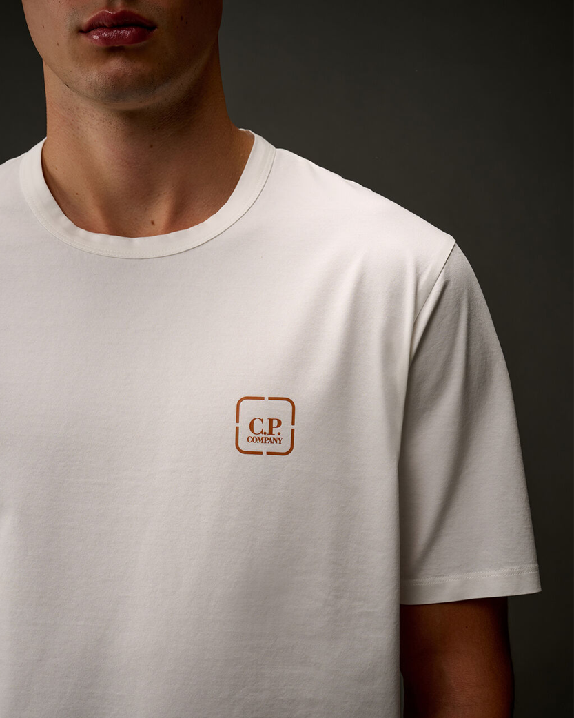 C.P. Company Metropolis Series Mercerized Jersey T-Shirt White 19CLTS054A006370W
