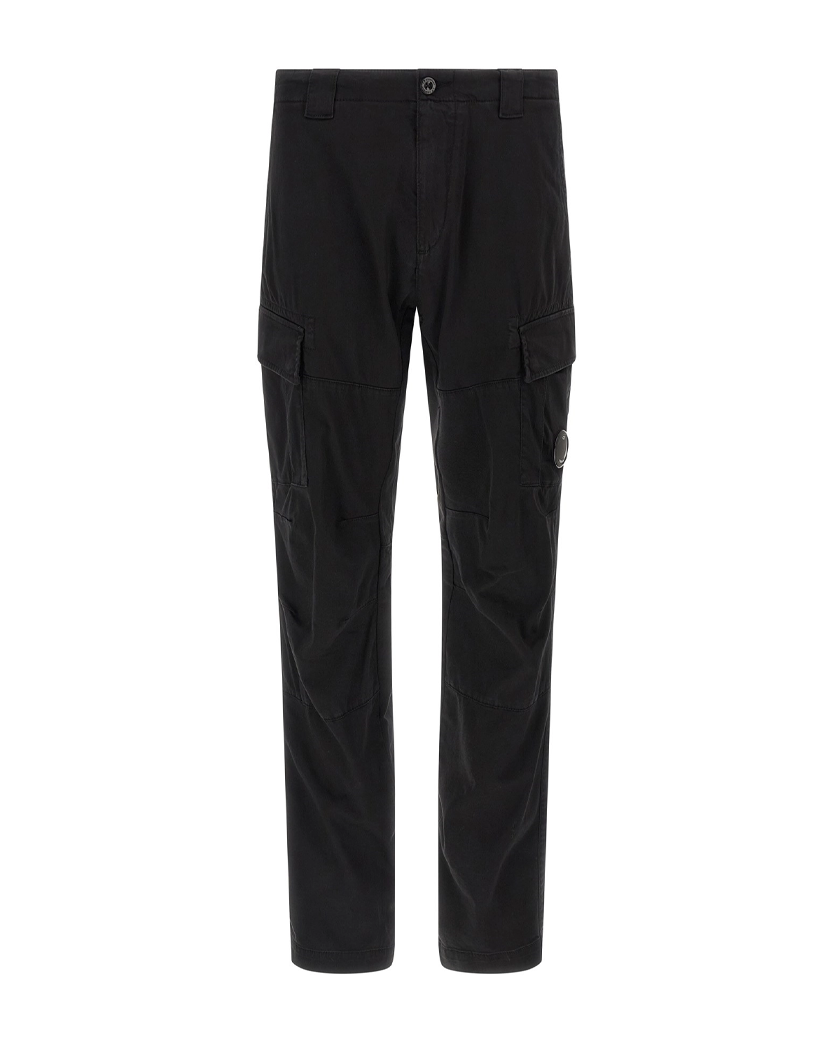 C.P. Company Lens Cargo Pants Black RSCMPA743A005694G