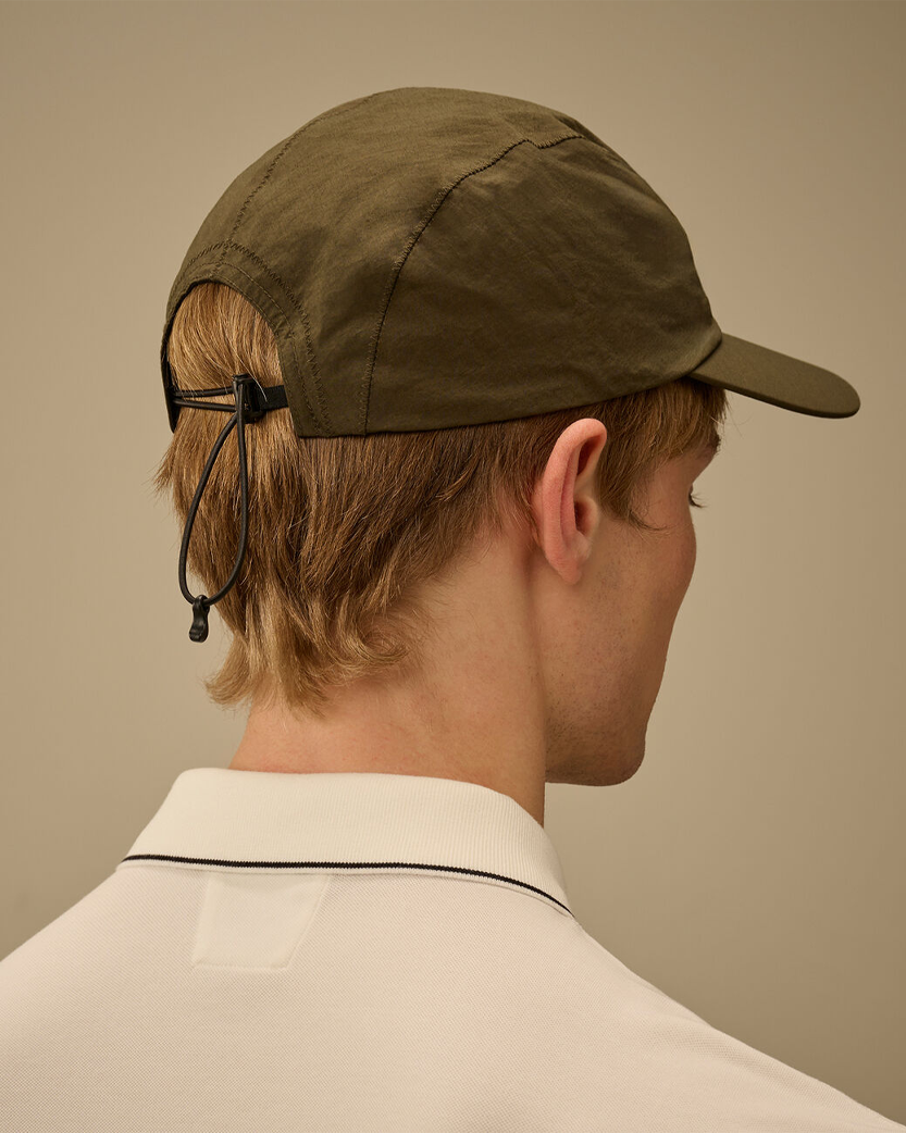 C.P. Company Plain Paper Touch Cap Ivy Green 20CMAC049A110188G