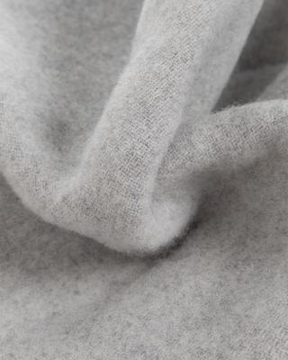 Jacquemus Rond Carre Virgin Wool Scarf Grey