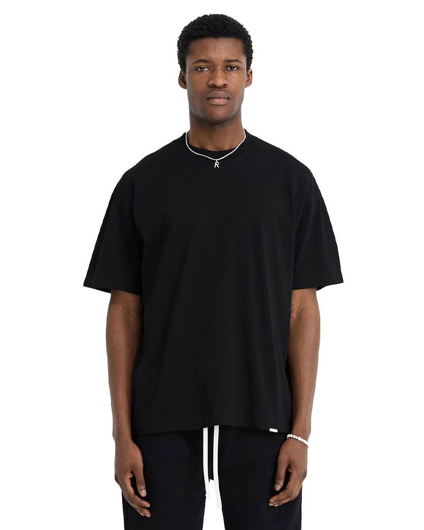 Represent Initial Oversized T-Shirt Black INM4742