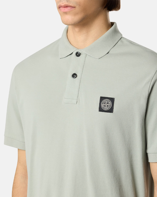 Stone Island 2200008 ORGANIC COTTON PIQUE Polo T-Shirt Sage Green