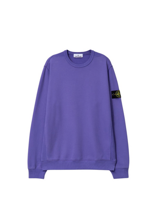 Stone Island 6100028 BRUSHED ORGANIC COTTON FLEECE Sweatshirt Lavender