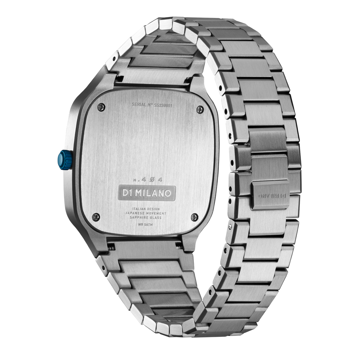 D1 Milano Square Bracelet 37 mm Silver SQBJ01