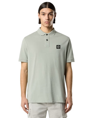 Stone Island 2200008 ORGANIC COTTON PIQUE Polo T-Shirt Sage Green