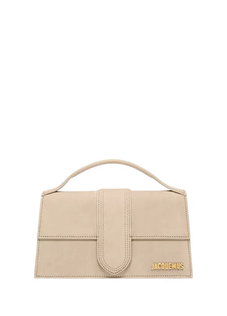 Jacquemus 'Le Grand Bambino' Leather Crossbody Handbag Dark Beige