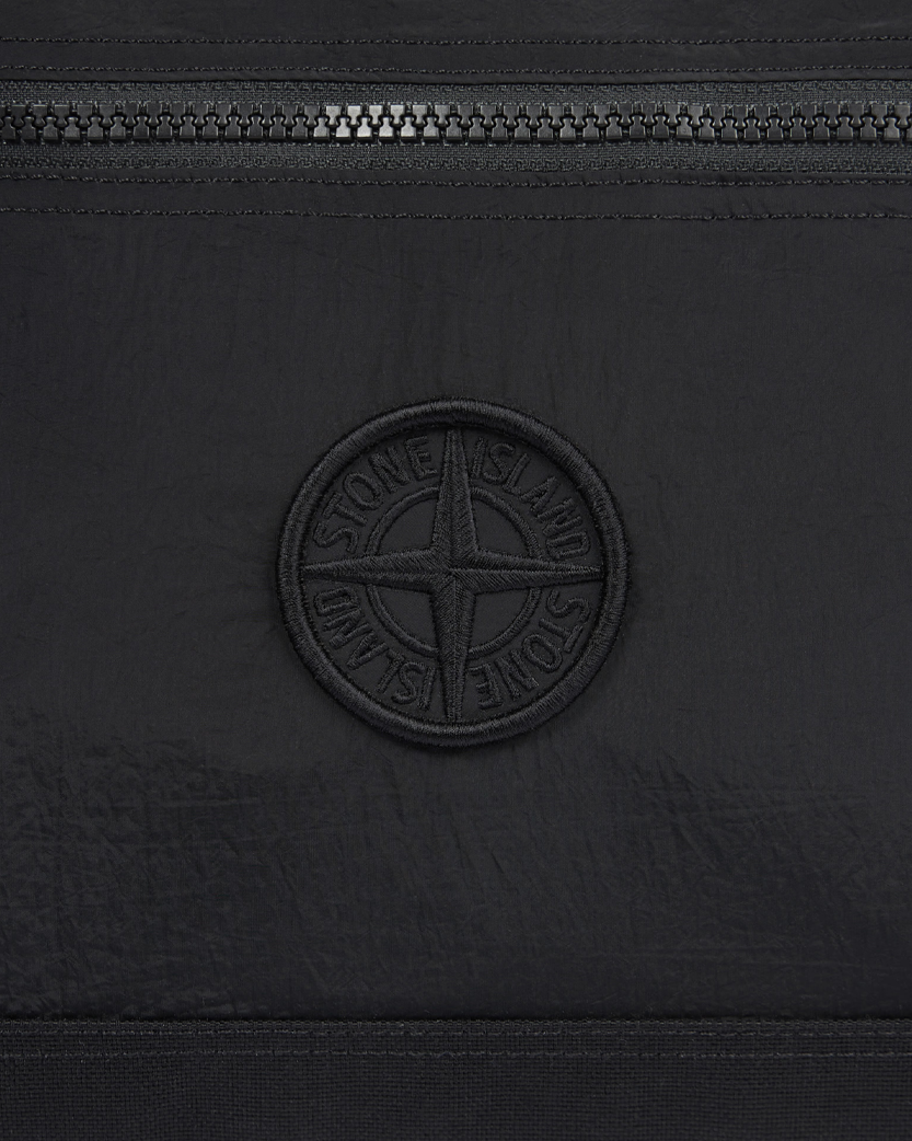 Stone Island 9200008 NYLON METAL IN ECONYL® Padded Laptop Case Black