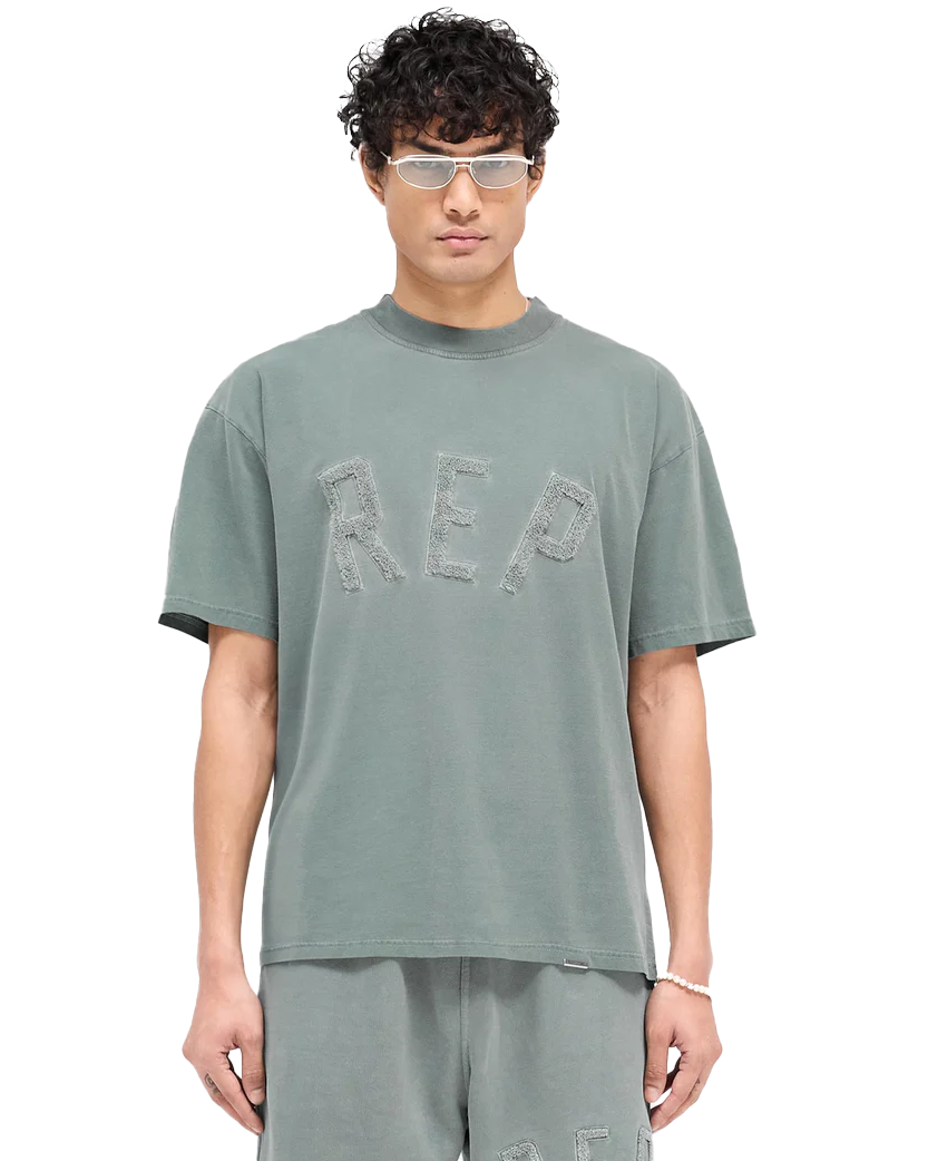 Represent Cotton Crew-neck T-shirt Green MLM41210-39