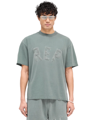 Represent Cotton Crew-neck T-shirt Green MLM41210-39