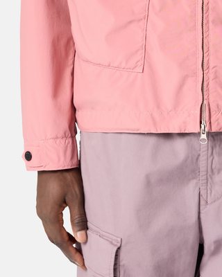 Stone Island 4100052 LIGHT COMPACT TOUCH POLY-TC Hooded Jacket Oleander