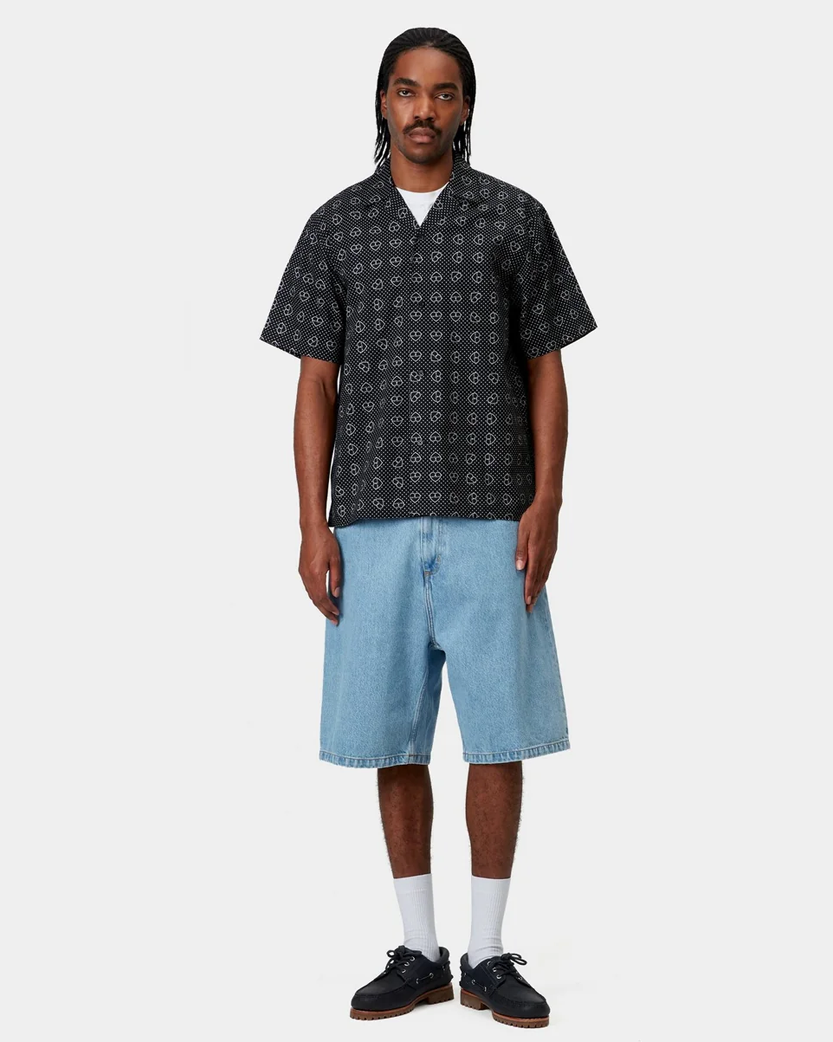 Carhartt WIP Brandon Short Stone Bleached Blue