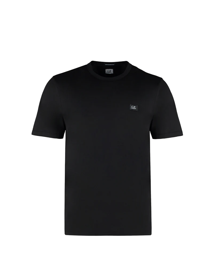C.P. Company Logo Cotton T-Shirt Black