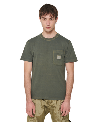 Stone Island 21957 Logo T-shirt Musk Green