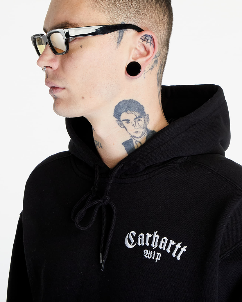 Carhartt WIP Onyx Script Hoodie Black