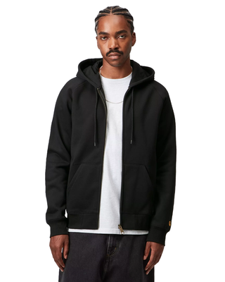 Carhartt WIP Chase Zip Hoodie Black