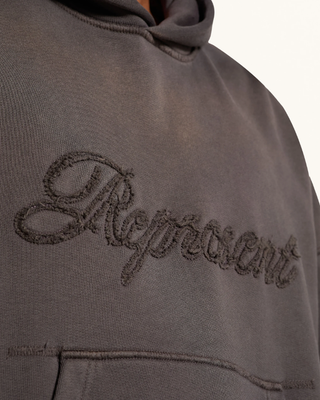 Represent REVERSE APPLIQUE HOODIE After Dark MLM100160-17