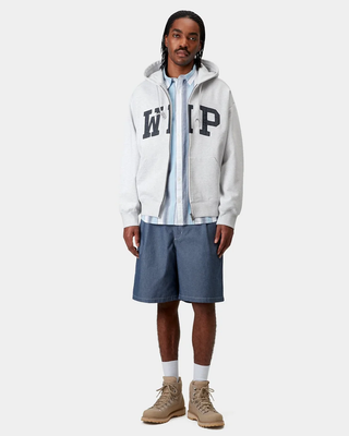 Carhartt WIP 'WIP' Zip Hoodie Ash Grey