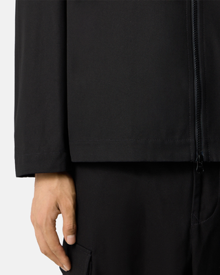 Stone Island 1200010 PANAMA COTTON Overshirt Black