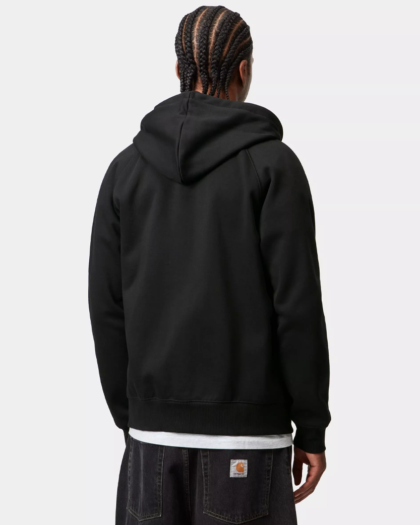 Carhartt WIP Chase Zip Hoodie Black