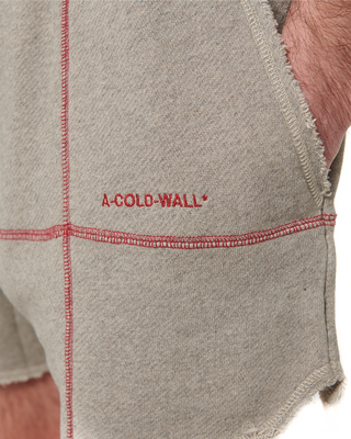 A-Cold-Wall SS24 Intersect Sweatshort Cement