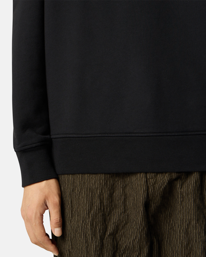Stone Island 6100060 ORGANIC COTTON FLEECE Sweatshirt Black