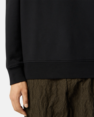 Stone Island 6100060 ORGANIC COTTON FLEECE Sweatshirt Black