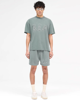 Represent Cotton Crew-neck T-shirt Green MLM41210-39