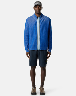 Stone Island 6200011 ORGANIC COTTON FLEECE Shorts Navy Blue