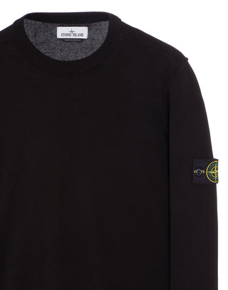 Stone Island 540B2 Logo Sweater Black