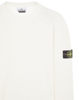 Stone Island 540B2 Logo Sweater White