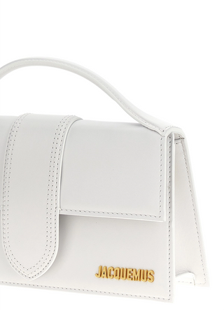 Jacquemus 'Le Grand Bambino' Leather Crossbody Handbag White