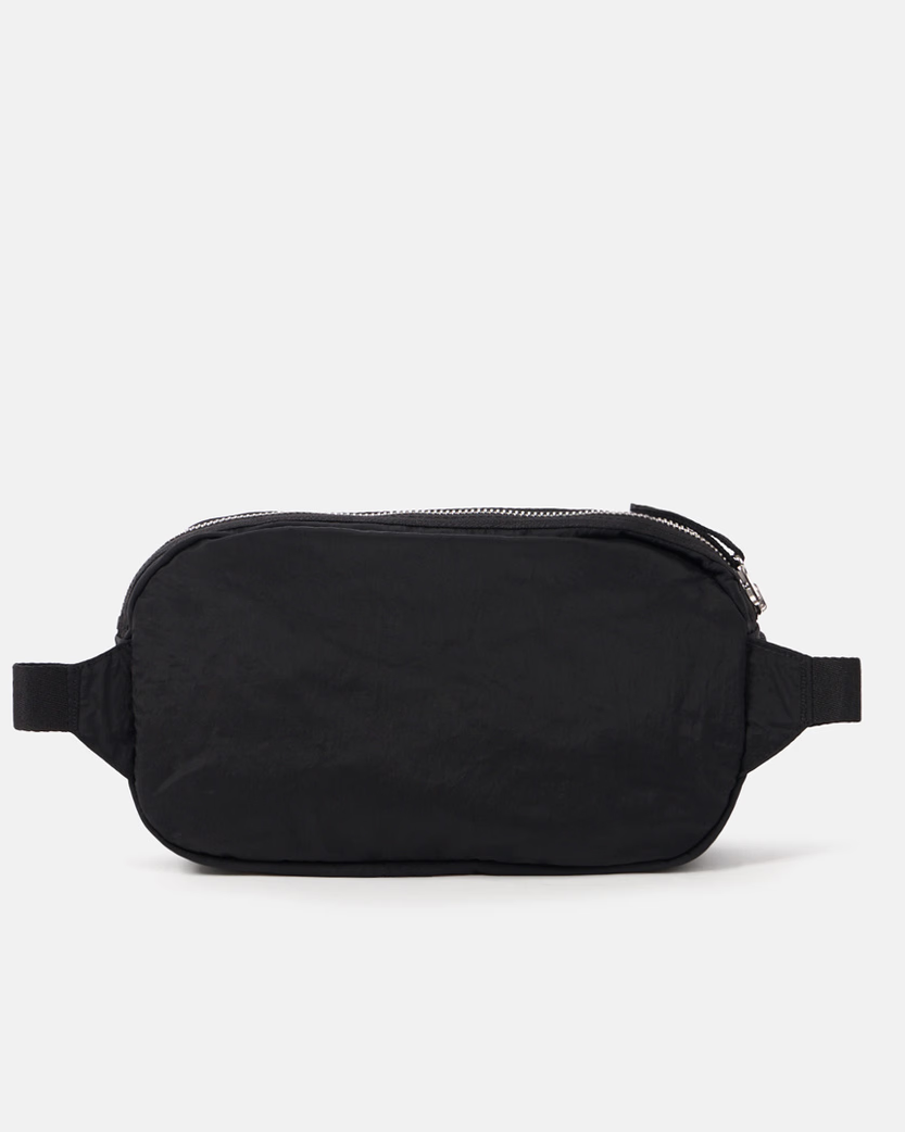 Stone Island 9200016 COATED NYLON METAL IN ECONYL® Belt Bag Black