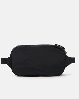 Stone Island 9200016 COATED NYLON METAL IN ECONYL® Belt Bag Black