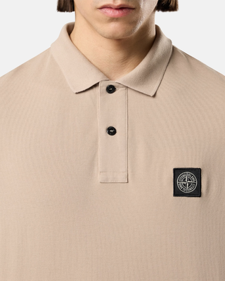 Stone Island 2200008 ORGANIC COTTON PIQUE Polo T-Shirt Beige