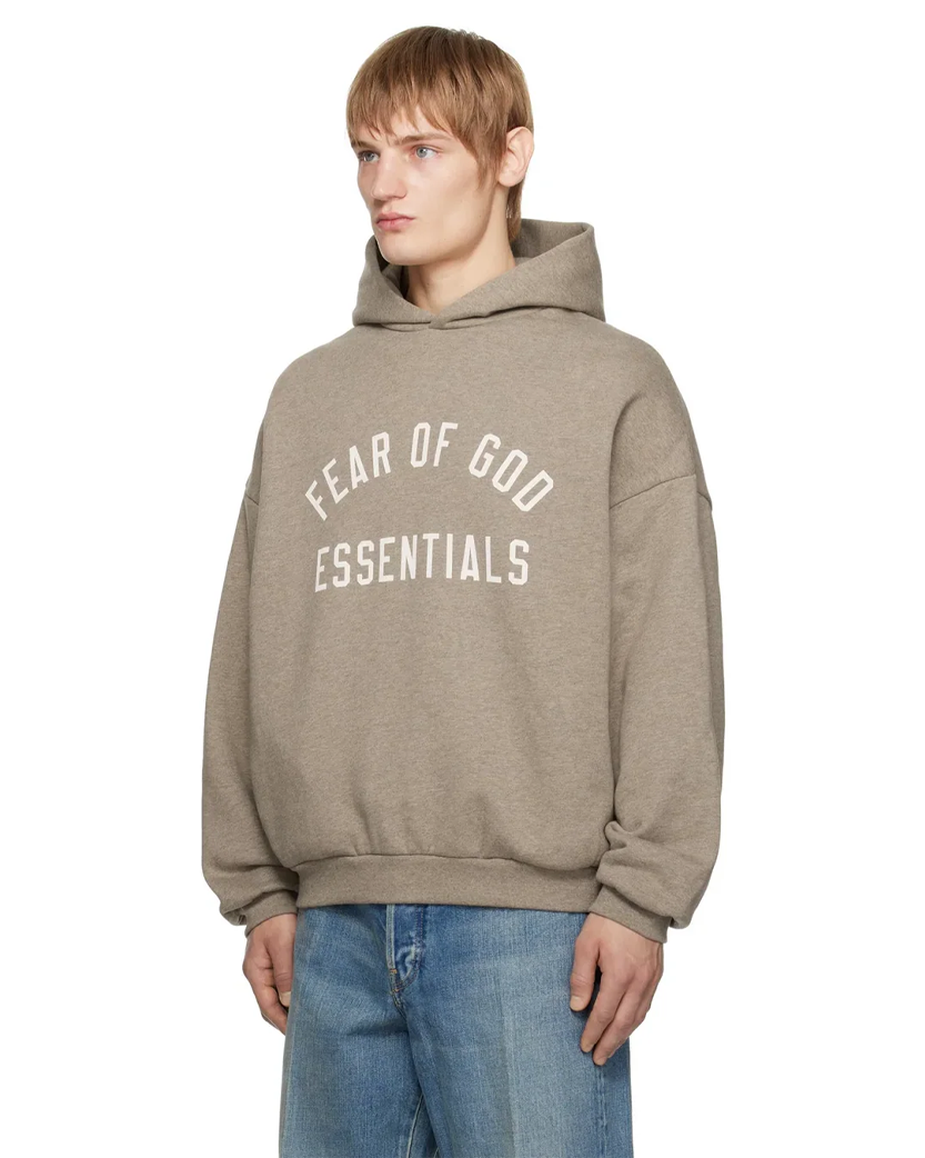 Fear of God Essentials Fleece Hoodie Heather Grey