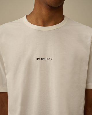 C.P. Company Logo T-Shirt White RCCMTS727A005431G