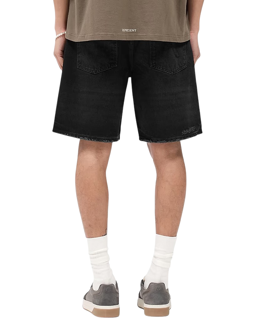 Represent R10T Tailored Denim Shorts Black MLM61038-01