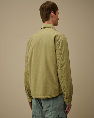 C.P. Company Chrome-R Padded Lens Overshirt Moss Grey Green 20CMOS056A005904G