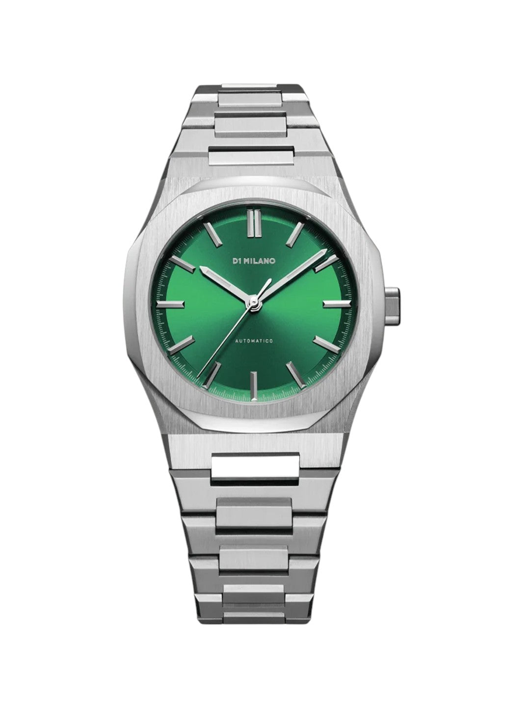 D1 Milano Green Code 36 mm Silver ATBU05