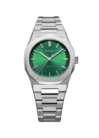 D1 Milano Green Code 36 mm Silver ATBU05