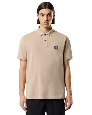 Stone Island 2200008 ORGANIC COTTON PIQUE Polo T-Shirt Beige