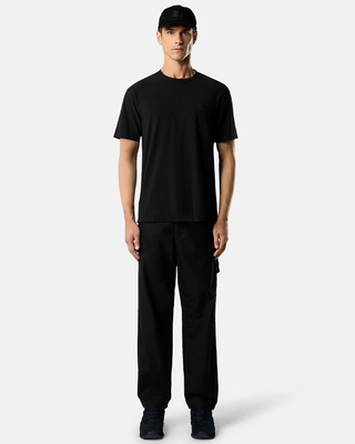 Stone Island 2100034 Organic Cotton Jersey Compass Patch T-Shirt Black