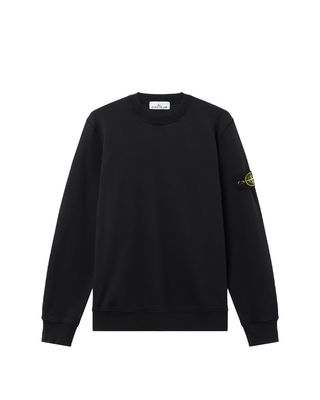Stone Island 6100060 ORGANIC COTTON FLEECE Sweatshirt Black