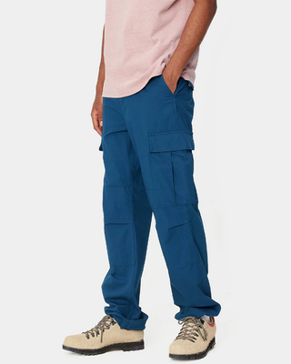 Carhartt WIP Cotton Regular Cargo Columbia Ripstop Pant Blue